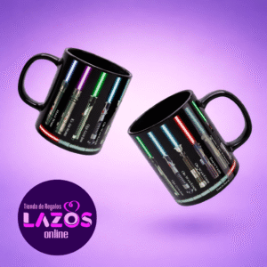 taza estampada negra pw starwarsable